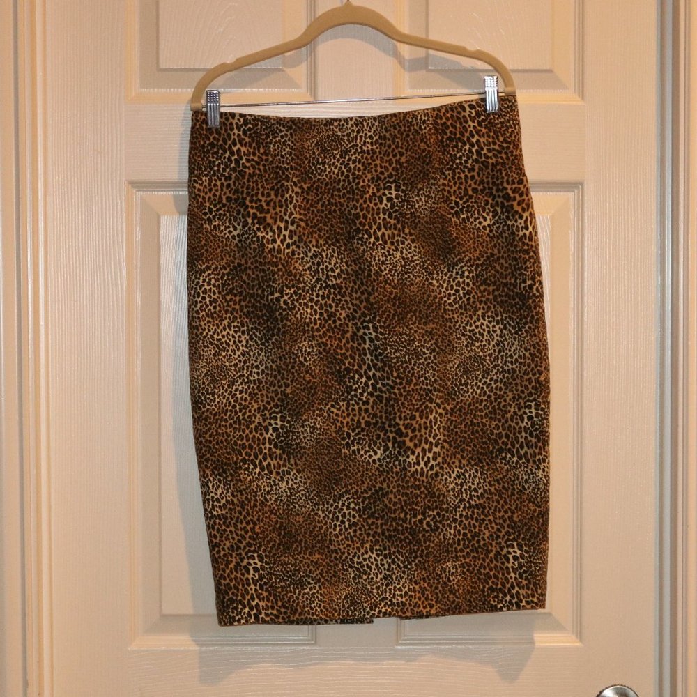 Dex Animal Print Pencil Skirt
